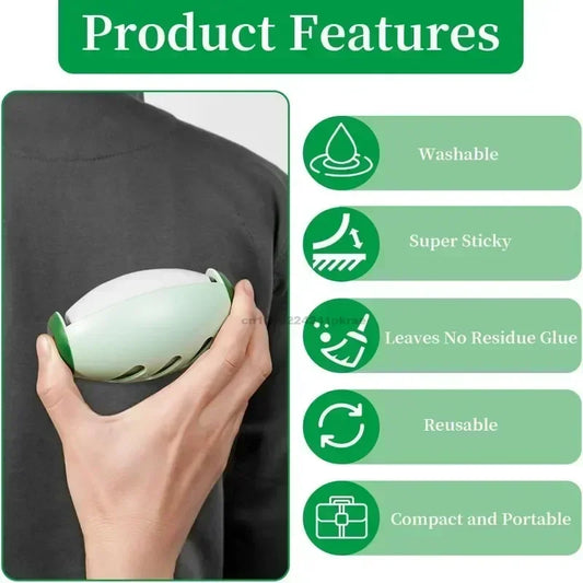 Washable Lint Remover Ball – Reusable Pet Hair & Dust Roller